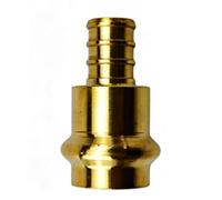 ASHATA 10 Pièces Laiton Press to PEX B Adaptateur 1/2 Pouce | Raccord à pression, réparation de plomberie d\'un demi-pouce, joint sans soudure, conduite d\'eau chaude et froide,