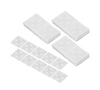 ASHATA 100 Pièces étiquette UHF 860 960 MHz étiquette Adhésive Réinscriptible 50x50mm pour la Gestion des Entrepôts Suivi des Stocks Puce KM4 Lisible à Longue Portée