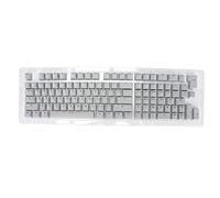 ASHATA 117 Keycaps, Gaming Custom Keycaps, OEM Sublimation Opaque Dip Dye PBT Keycap Set pour 61/64/68/71/78/82/84/87 Touches Clavier Mécanique(Gris Clair)
