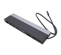 ASHATA 12 en 1 Station d'accueil à Triple Affichage, Adaptateur Multiport Hub Hub avec Port D'interface Multimédia HD Port VGA Gigabit Ethernet 100W PD 4K 30Hz pour OS X