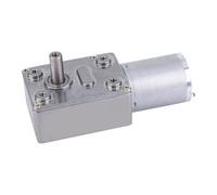 ASHATA 12V DC Moteur à Engrenages à Vis sans Fin, Couple élevé, Réduction | Micro-conception compacte, 9 vitesses de rotation, engrenages de précision à billes, prévention du décrochage, bricolage