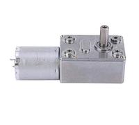 ASHATA 12V DC Moteur à Engrenages à Vis sans Fin, Couple élevé, Réduction | Micro-conception compacte, 9 vitesses de rotation, engrenages de précision à billes, prévention du décrochage, bricolage
