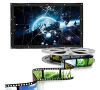 ASHATA 16: 9 Écran de Projection Portable 1080P Full HD Écran Pliable en Toile Home Cinéma/Réunion/Camping etc. (120 Pouces)