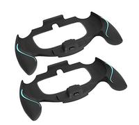 ASHATA 2 Pièces Support de Poignée de Poignée pour PSV1000, Couvercle de Poignée Incurvé de Machine de Jeu pour Console de Jeu PSVITA, Poignée de Support de Support de Joypad Durable(bleu)