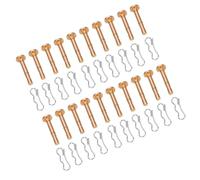ASHATA 20 Pack Broches de Cisaillement pour Souffleuse à Neige de 24 | Protection de tarière, Quincaillerie de remplacement, Souffleuse à neige à deux étages, Construction en fer, Jeu de