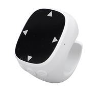 ASHATA 2025 Remote de Bague de Défilement Améliorée, Télécommande Bluetooth Intelligente à écran Tactile pour Les Téléphones Tablets Page Turner, pour Les Appareils Android (White)