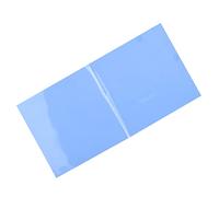 ASHATA 2PCS 100mm X 100mm X 1mm Coussinets Thermiques pour CPU Résistance aux Hautes Températures Dissipateur de Chaleur Refroidissement Coussinet en Silicone Conducteur Thermique pour CPU, GPU, LED