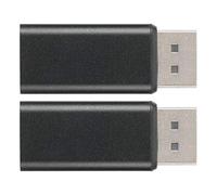ASHATA 2Pcs Port D'affichage DisplayPort vers vers Sortie 1.3V Prise en Charge des Modes de Mise en Miroir et D'extension