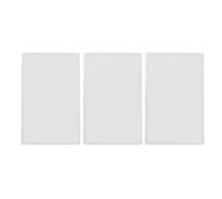 ASHATA 3 Pièces Couvercle en Plastique de Remplacement de Lentille D'écran Supérieur Supérieur pour 2DS, Couvercle de Protection D'écran LCD en Verre, Accessoires de Pièces D'écran LCD (WHITE)