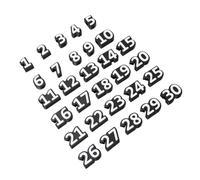ASHATA 30 Pièces Embouts de Crayon Numérotés PLA Réutilisables 1-30 pour
