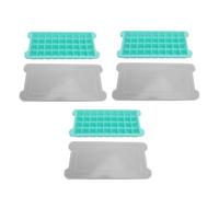 ASHATA 3pcs 36 Cube Ice Tray Mold with Lid Arrow Storage Case (GREEN)