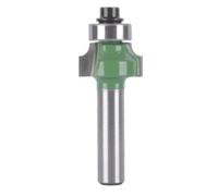ASHATA 4 Pièces Jeu de Fraises à Chanfreiner Queue de 8 Mm (4 PCS Set) | Lame en carbure monobloc, roulement de haute précision, 4 tailles de rayon, garniture pour le travail du bois,