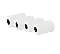 ASHATA 4 Rouleaux de Papier de Réception Thermique 57x40mm 2.24x1.57in Rouleau de Papier Blanc POS Claire pour Caisse Enregistreuse Imprimante Thermique 58mm sans BPA