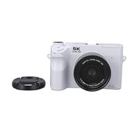 ASHATA 5K 75MP Double Objectif WiFi Appareil Photo Numérique 18X Zoom | Caméra Selfie , microphone intégré, lumière de remplissage flash, compact de voyage portable, 8 modes de prise de vue