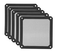 ASHATA 5pcs 120mm PC Fan Dust Filter, PVC Magnetic Computer Mesh Frame Dustproof Dust Filter Computer Case Cover