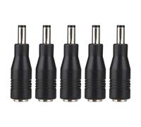 ASHATA 5pcs Adaptateur de Prise de Courant continu, 5.5mm/2.5mm à 7.4mm/5.0mm Femelle à Prise de Courant mâle connecteur DC Universel pour pour pour pour