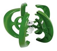 ASHATA 800W Lanterne Éolienne Kit (12V) | Axe vertical, 5 pales, en forme de lanterne, faible résistance au vent, cabines de terrasses de bateaux, plastique en acier
