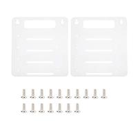 ASHATA Acrylique Transparent 4 Couches Disque Dur Rack Rack Computer Desktop 3.5 Pouces HDD Cage Tray, Naked Heat Dissipation Hard Disk Drive Rack Applicable 3.5/2.5 inch Hard Hard Disk