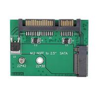 ASHATA Adaptateur 2.5 Pouces SATA3 NGFF à 2.5 Pouces SATA Convertisseur M.2 NGFF SSD vers 2.5 Pouces SATA Support SSD 2242