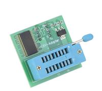 ASHATA Adaptateur 8V pour Téléphone Carte Mère SPI Flash SOP8 DIP8 Programmeur Puce Conversion W25 MX25 CH341 TL866CS Niveau Logique Manette de Vitesse