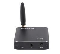 ASHATA Adaptateur Audio 5.3, émetteur et Récepteur sans Fil avec Port Audio 3,5 Mm et Latence Faible, pour Les Haut-parleurs