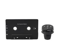 ASHATA Adaptateur Audio Cassette de Voiture, Lecteur de Bande sans Fil Bluetooth vers Adaptateur Auxiliaire avec Télécommande, Récepteur de Cassette de Voiture, Prise en Charge des