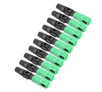 ASHATA Adaptateur de Connecteur Rapide SC/-C à Fibre Optique pour Communication par Fibre Optique, Transmission de Signal Stable pour Réseau de qualité Télécom, Vert