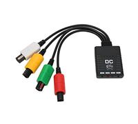 ASHATA Adaptateur de Contrôleur de Convertisseur de Poignée sans Fil BT pour Console Dreamcast, Convertisseur de Contrôleur BT 4 Joueurs, Plug and Play Simple