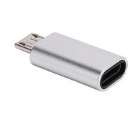 ASHATA Adaptateur de Type C vers Micro USB, Connecteur de Conversion Micro USB Mâle vers Type C Femelle, Convertisseur de USB de Ligne de Données pour Téléphone Portable,