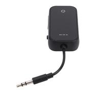 ASHATA Adaptateur de Voiture Bluetooth 5.4, émetteur 2 en 1 pour Les Appels D'enceintes et Récepteur Audio sans Fil avec Décodage HD SBC et Gamme de 10 M