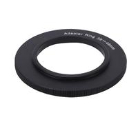 ASHATA Adaptateur D'objectif D'appareil Photo 39 Mm vers 49 Mm, Adaptateur D'anneau élévateur en Aluminium 39 Mm vers 49 Mm pour Accessoire D'appareil Photo sans Miroir ND CPL, Noir