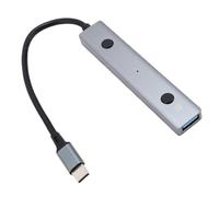 ASHATA Adaptateur Enregistreur Audio AI Type-C vers USB 2.0, Transcription Vocale en Texte en Temps Réel pour Ordinateurs Portables, Ordinateurs de Bureau, Tablettes, PC, Plug and Play