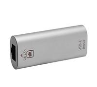 ASHATA Adaptateur Ethernet USB C, Adaptateur Ethernet vers USB C Femelle, Adaptateur Réseau LAN USB Type C vers RJ45, Prise en Charge 10/100/1000 Mbps pour Téléphones Ordinateurs Tablettes