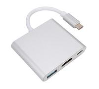 ASHATA Adaptateur Hub USB C HDMI pour Type C vers HDMI + d'alimentation PD + Adaptateur de convertisseur USB3.0 pour Game Console, Compatible avec Pro