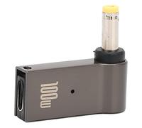 ASHATA Adaptateur USB C vers DC 100 W Type C, Coudé à 90 Degrés Type C Femelle vers DC 4,8 Mm X 1,7 Mm Adaptateur Mâle Déclencheur D'émulateur PD, 4,8 Mm X 1,7 Mm