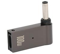 ASHATA Adaptateur USB C vers DC 100 W Type C, Coudé à 90 Degrés Type C Femelle vers DC 4 Mm X 1,35 Mm Adaptateur Mâle Déclencheur D'émulateur PD, 4 Mm X 1,35 Mm
