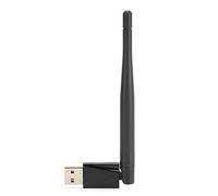 ASHATA Adaptateur WiFi USB, Adaptateur Réseau sans Fil 802.11gbn 2.4G, Dongle Wi-FI USB avec Antenne 3.5DBI, Prise en Charge de Win 7/Win8/Win8.1/WIN10/Linux/Android