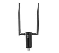 ASHATA Adaptateur WiFi USB, USB 3.0 WiFi 6E AX5400M Adaptateur WiFi pour PC, 802.11AX, Tri Bande 6 GHz/5G/2,4 G, Double Antennes 6 DBi, Dongle WiFi pour 11/10