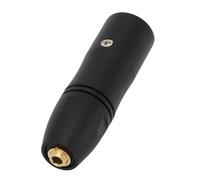 ASHATA Adaptateur XLR Femelle 3,5 Mm vers 3 Mâles, Réduction du Bruit, Adaptateur Audio 12-48 V vers 3-5 V pour Caméscopes, Enregistreurs, Mixeurs
