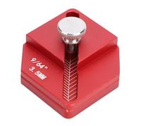 ASHATA Aide à la Menuiserie, Jauge de Garniture, Travail de Finition du Bois, Outil Multifonction pour Mesurer et Marquer les Décalages Courts, 2,2 X 1,8 Pouces