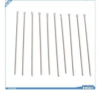Ashata Aiguille de cheveux de poupée 10pcs Doll Hair Needle Rerooting Tool Doll Hair Knitting Needle Reroot parfum peigne 0,8 mm