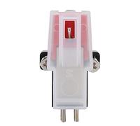 ASHATA Aiguille de Remplacement pour Platine Vinyle, Lecteur de Disque Vinyle avec Stylet, Disque Vinyle, Disque Vinyle magnétique Double Aiguille Stylet, tête magnétique de précision, Son Pur