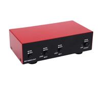 ASHATA Alimentation Fantôme 48 V, 2 Entrées 2 Sorties, Alimentation Fantôme Anti-interférence Alimentée par USB pour Microphones à Condensateur