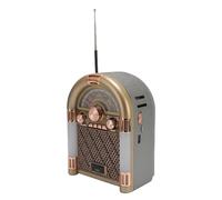 ASHATA AM FM SW Radio Classic Retro Radio Bluetooth en Haut-parleurs, 1200mAh Rechargeable, Supports Multifonctionnels USB Small Memory Memory Card Playback, for Home Kitchen Outdoor (EU)