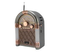 ASHATA AM FM SW Radio Classic Retro Radio Bluetooth en Haut-parleurs, 1200mAh Rechargeable, Supports Multifonctionnels USB Small Memory Memory Card Playback, for Home Kitchen Outdoor (EU)