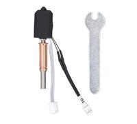 ASHATA Améliorer le Kit D'Hotend en Céramique, 0,4 Mm Bulle en Acier Durci Bimetallic Heatbre Connecteur de Borne Intégrée, pour les Imprimantes Combo 3D Kobra 3