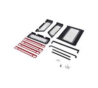 ASHATA AMS Stand Rack pour Support de Filament D'Imprimante 3D | Montage aérien peu encombrant, extension latérale modulaire, matériel d\'assemblage facile, construction en aluminium