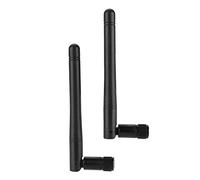 ASHATA Antenne de Carte réseau 2PCS, Carte réseau 2PCS Double Bande WiFi Antenne Externe, Antenne d'interface à Gain élevé SMA pour routeur sans Fil et WiFi (2DBi)