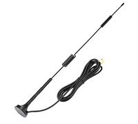 ASHATA Antenne SMA 4G LMA, Antenne extérieure à Gain élevé 18dBi 4G / 3G / GSM 700-2700MHz avec Aspiration magnétique pour B970 / B593 / B933 / E392 / E398 / E3276 / E5776 / B310 (