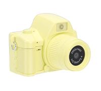 ASHATA Appareil Photo Numérique 2K, Caméra Porte-clés Rétro avec Lumière LED et 4 Filtres, Enregistreur Vidéo de Visualisation en Temps Réel, Batterie Intégrée de 180 MAh pour Les (Yellow)